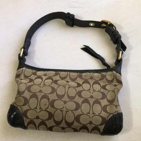COACH Bleeker Signature Canvas Shoulder Bag - Picture 1 of 7